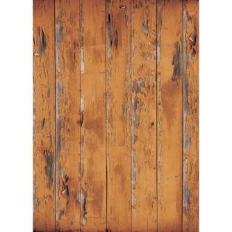 Backgrounds - Westcott Distressed Wood Matte Vinyl Backdrop 1.52m x 2.13m - Rich Brown - quick order from manufacturer