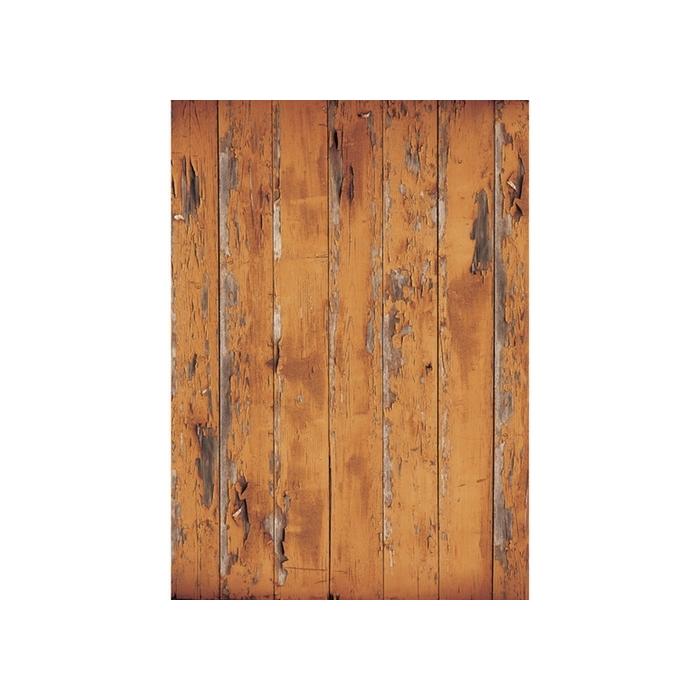 Backgrounds - Westcott Distressed Wood Matte Vinyl Backdrop 1.52m x 2.13m - Rich Brown - quick order from manufacturer