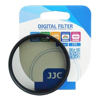 ND фильтры - JJC Ultra-Slim CPL Filter 55mm - купить сегодня в магазине и с доставкой