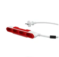 AC Adapters, Power Cords - Allocacoc PowerBar EU Red 4-Socket Extension Strip - quick order from manufacturerAC Adapters, Power Cords - Allocacoc PowerBar EU Red 4-Socket Extension Strip - quick order from manufacturer
