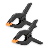 Turētāji - Caruba Background Clamp Black/Orange Medium (2 pieces) - ātri pasūtīt no ražotājaTurētāji - Caruba Background Clamp Black/Orange Medium (2 pieces) - ātri pasūtīt no ražotāja