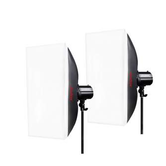 Studio flash kits - Godox Mini Pioneer 250 Watt Softbox Duo Kit - quick order from manufacturer