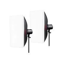 Studijas zibspuldžu komplekti - Godox Mini Pioneer 250 Watt Softbox Duo Kit - ātri pasūtīt no ražotājaStudijas zibspuldžu komplekti - Godox Mini Pioneer 250 Watt Softbox Duo Kit - ātri pasūtīt no ražotāja