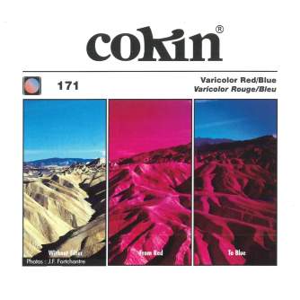 Square and Rectangular Filters - Cokin Filter A171 Varicolor Red/Blue - quick order from manufacturer