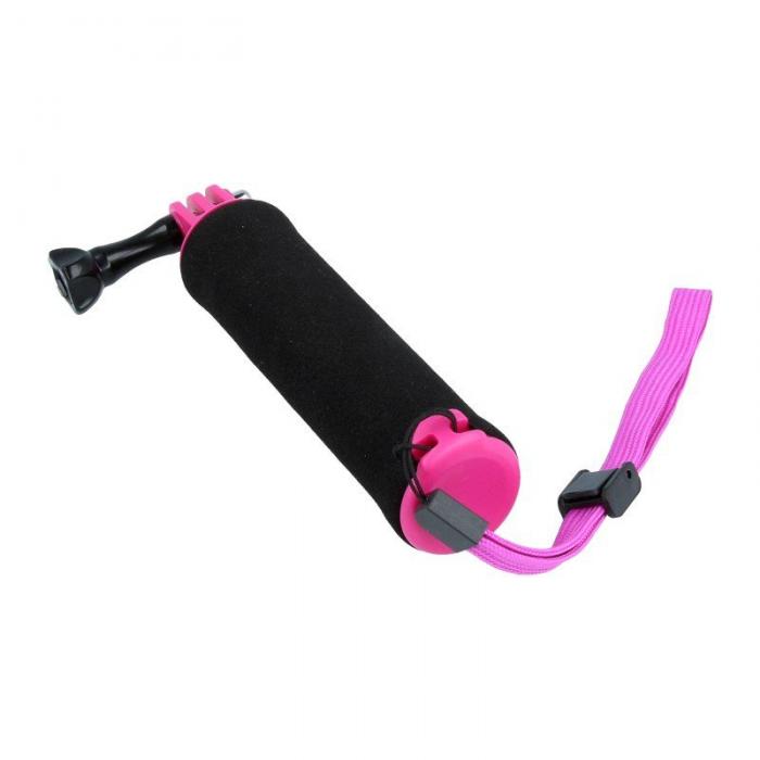 New products - Caruba Floating Handgrip GoPro mount (Zwart / Paars) - quick order from manufacturer