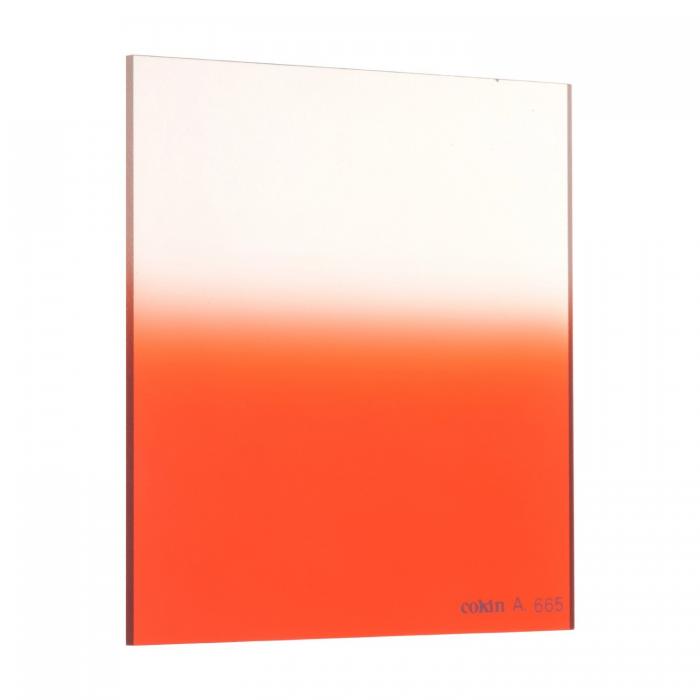 Square and Rectangular Filters - Cokin Filter A665 Gradual Fluo Red 2 - quick order from manufacturer