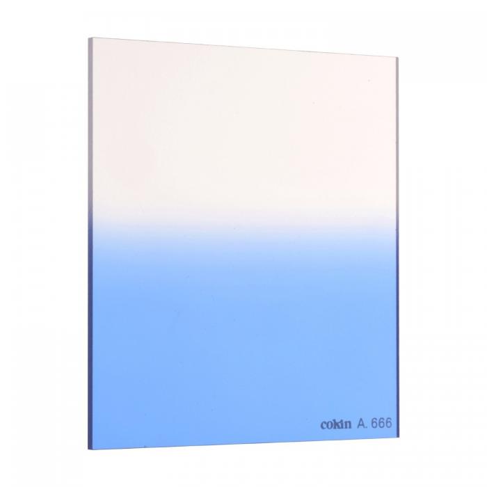 Square and Rectangular Filters - Cokin Filter A666 Gradual Fluo Blue 1 - quick order from manufacturer