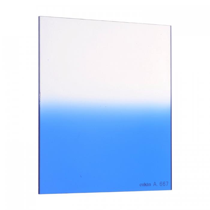Kvadrātiskie filtri - Cokin Filter A667 Gradual Fluo Blue 2 - ātri pasūtīt no ražotāja