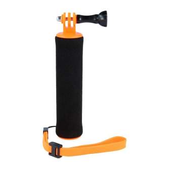 Sporta kameru aksesuāri - Caruba Floating Handgrip GoPro Mount (Black / Orange) - купить сегодня в магазине и с доставкой