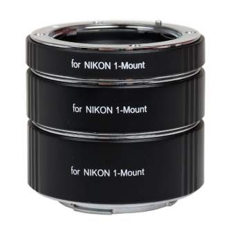 New products - Caruba Extension Tube Set Nikon 1-Serie Chroom - quick order from manufacturer