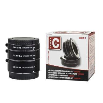 Sortimenta jaunumi - Caruba Extension Tube Set Nikon 1-Serie Chroom - ātri pasūtīt no ražotāja