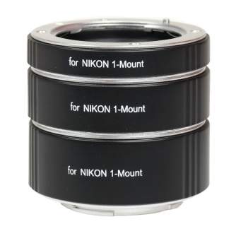 Sortimenta jaunumi - Caruba Extension Tube Set Nikon 1-Serie Aluminium - ātri pasūtīt no ražotāja
