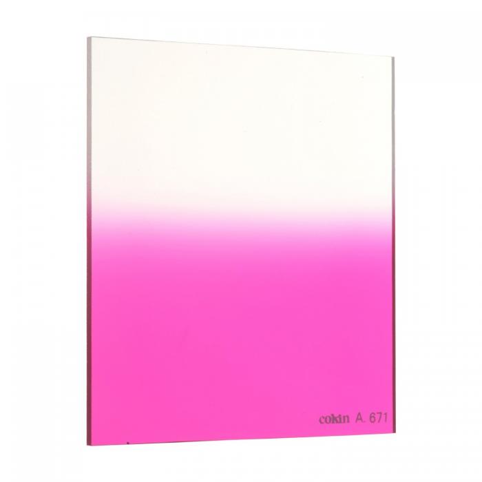 Square and Rectangular Filters - Cokin Filter A671 Gradual Fluo Pink 2 - quick order from manufacturer