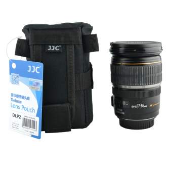 Objektīvu somas - JJC DLP-2 Deluxe Lens Pouch - perc šodien veikalā un ar piegādi