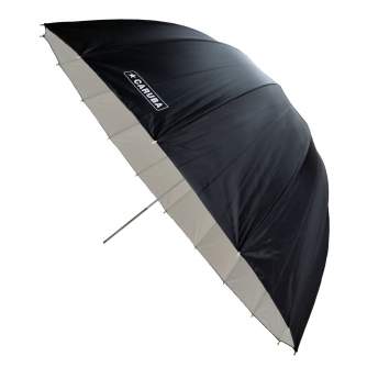 Umbrellas - Caruba Flits Paraplu Parabolic - 165cm (Diep Wit / Zwart) - quick order from manufacturer