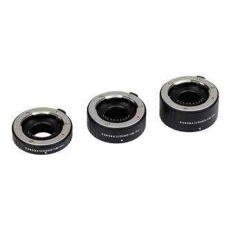 New products - Caruba Extension Tube set Pentax Q Aluminium - quick order from manufacturer