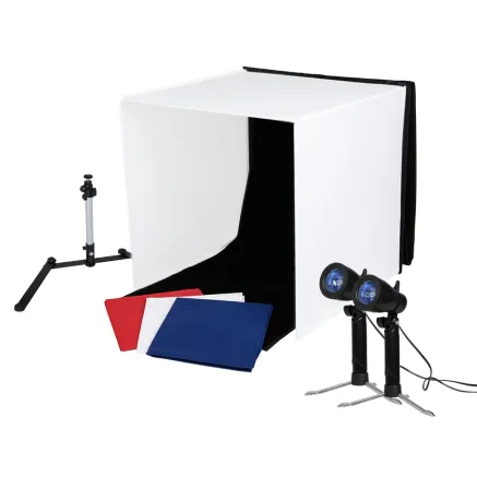 Caruba Portable Fotostudio 40x40x40cm met Losse Halogeen Lampen PFS 4040