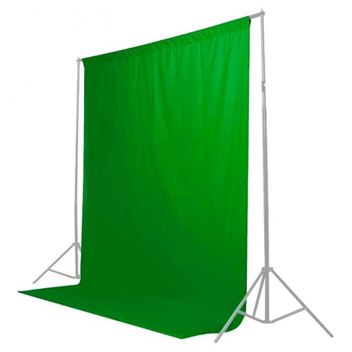 Foto foni - Caruba Background Cloth 3x6m Chroma Key Green - ātri pasūtīt no ražotāja