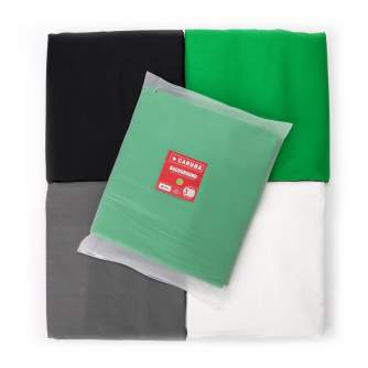 Sortimenta jaunumi - Caruba Background Cloth 3x6m Chroma Key Green - ātri pasūtīt no ražotāja