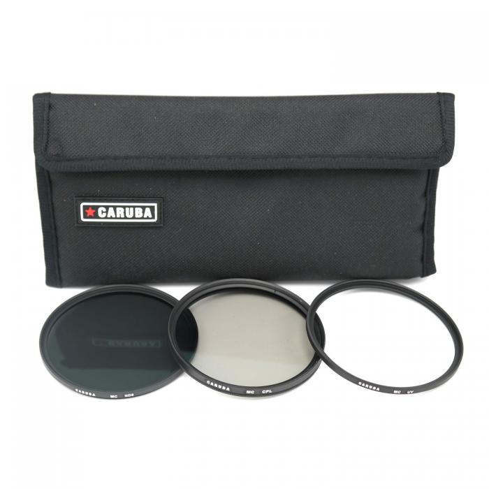 Filter Sets - Caruba UV + CPL + ND8 Filter Kit 52mm - buy today in store and with delivery