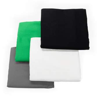 Foto foni - Caruba Background Cloth 2x3m Chroma Key Green - ātri pasūtīt no ražotāja