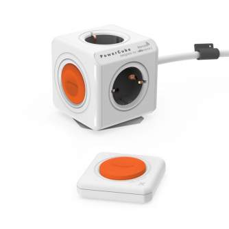 AC адаптеры, кабель питания - Allocacoc PowerCube Extended Remote Set White - быстрый заказ от производителя