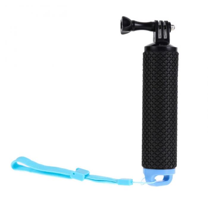 New products - Caruba Padded Floating Handgrip GoPro Mount (Zwart / Blauw) - quick order from manufacturer