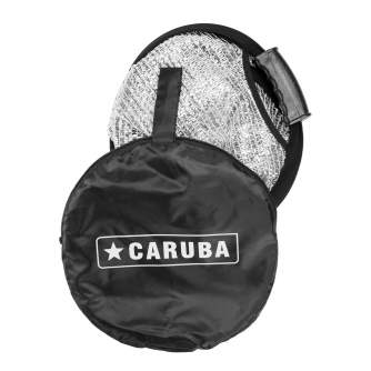 Foldable Reflectors - Caruba Windproof Zilver Reflector 130cm - quick order from manufacturer