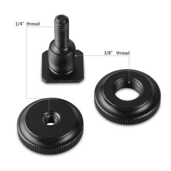 Rigu aksesuāri - SmallRig 1631 Cold Shoe Adpt w/ 3/8 - 1/4 Thread (2 gab.) - быстрый заказ от производителя