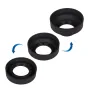 Lens Hoods - Caruba Rubber Sun Hood 3in1 43mm - quick order from manufacturer