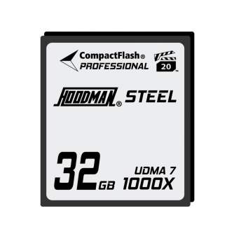 Sortimenta jaunumi - Hoodman CompactFlash - 32GB UDMA 1000X - U3, 4K - ātri pasūtīt no ražotāja