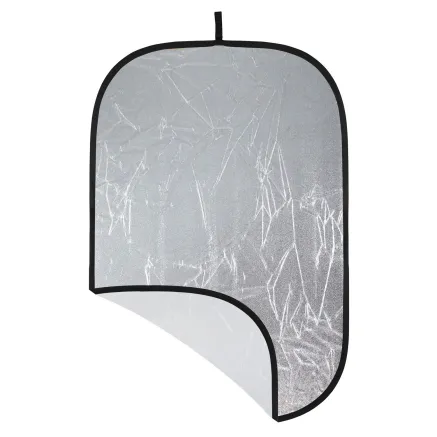 Westcott Illuminator Opvouwbare 2 in 1 Zilver/Wit Bounce Reflector (121,9 x 182,8cm) W1703
