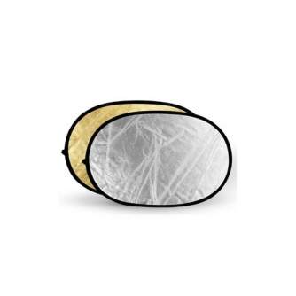 Foldable Reflectors - Godox Gold & Silver Reflector Disc - 80x120cm - buy today in store and with delivery
