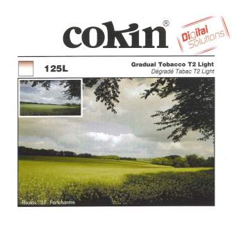 Square and Rectangular Filters - Cokin Filter X125L Gradual Tobacco T2-Light - quick order from manufacturer
