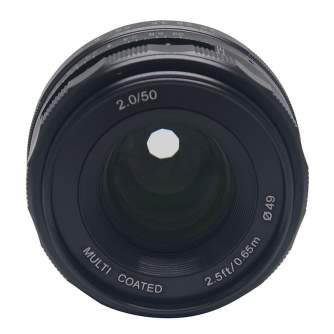 Objektīvi - Meike MK-50 F2.0 Nikon 1-mount - ātri pasūtīt no ražotāja