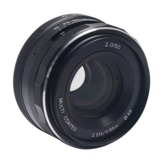 Objektīvi - Meike MK-50 F2.0 Nikon 1-mount - ātri pasūtīt no ražotāja