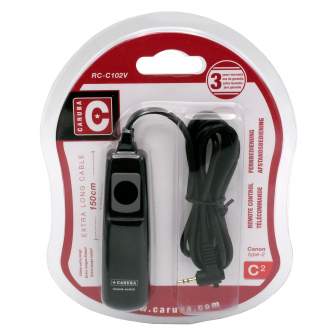 New products - Caruba Afstandsbediening Canon Type-2 - 1,5m (Canon RS-60E3/Pentax CS-205) - quick order from manufacturer