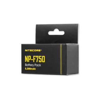 Sortimenta jaunumi - Nitecore NP-F750 battery pack 5200mAh 38.5Wh - ātri pasūtīt no ražotāja