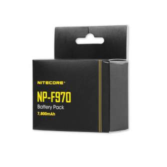 Новые товары - Nitecore NP-F970 battery pack 7800mAh 56.2Wh - быстрый заказ от производителя