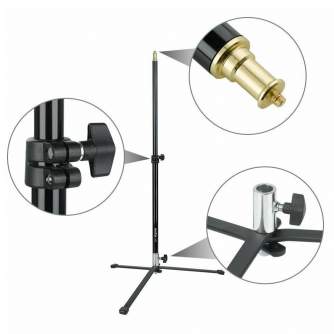 Sortimenta jaunumi - Godox 90F Foldable Floor Light Stand with Removable Base - ātri pasūtīt no ražotāja