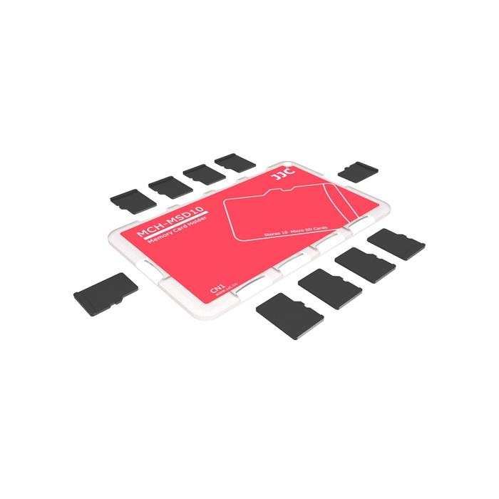 Sortimenta jaunumi - JJC MCH-MSD10CN Memory Card Holder - ātri pasūtīt no ražotāja