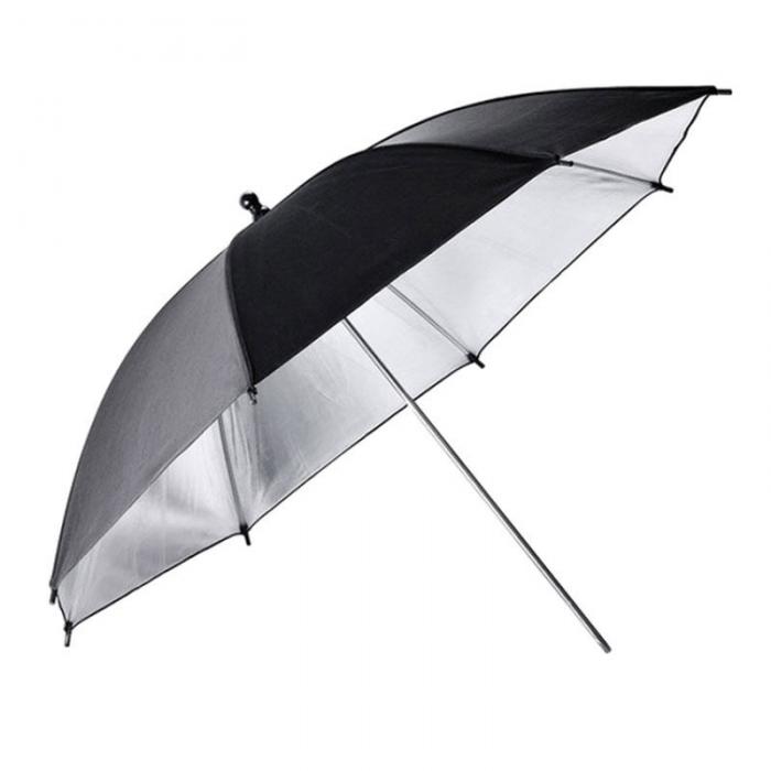 Foto lietussargi - Godox 84cm Flash Umbrella Silver/Black - ātri pasūtīt no ražotāja