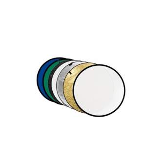 Foldable Reflectors - Godox 7-in-1 Reflector Gold, Silver, Black, White, Transparent, Blue, Green - 60cm - quick order from manufacturer