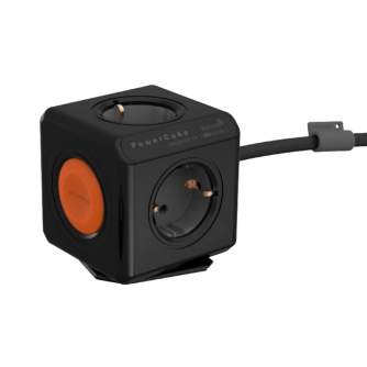 AC adapteri, strāvas vadi - Allocacoc PowerCube Extended Remote Black - ātri pasūtīt no ražotāja