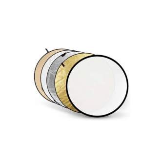 Складные отражатели - Godox 5-in-1 Reflector Gold, Silver, Soft Gold, White, Transparent- 80cm - быстрый заказ от производителя