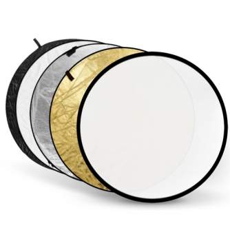 Складные отражатели - Godox 5 in 1 Reflectiescherm Goud, Zilver, Zwart, Wit, Transparant 110cm RFT 05 110110 - быстрый заказ от производителя Лучший выбор профессионалов