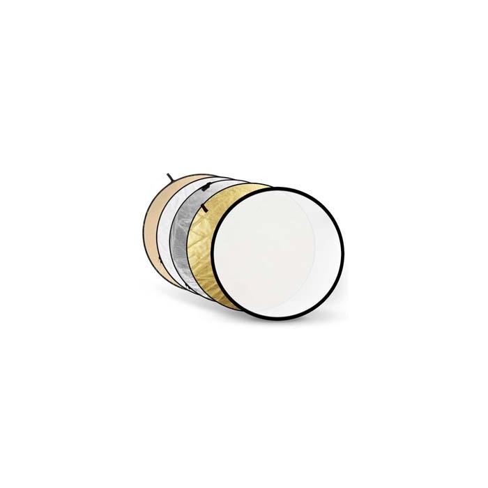 Складные отражатели - Godox 5-in-1 Reflector Gold, Silver, Soft Gold, White, Transparent - 110cm - быстрый заказ от производител