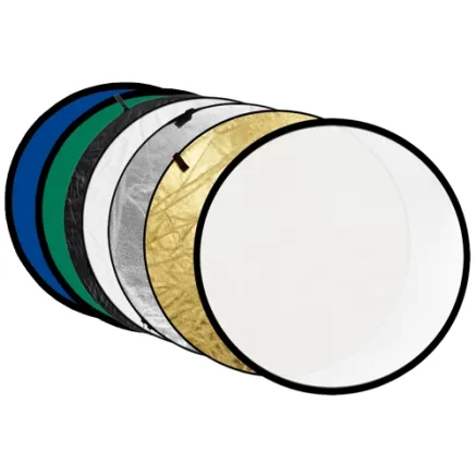 Godox 7 in 1 Reflectiescherm Goud, Zilver, Zwart, Wit, Transparant, Blauw, Groen 80cm RFT 10 8080