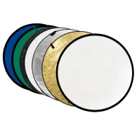 Складные отражатели - Godox 7-in-1 Reflector Gold, Silver, Black, White, Transparent, Blue, Green - 80cm - быстрый заказ от проиСкладные отражатели - Godox 7-in-1 Reflector Gold, Silver, Black, White, Transparent, Blue, Green - 80cm - быстрый заказ от прои