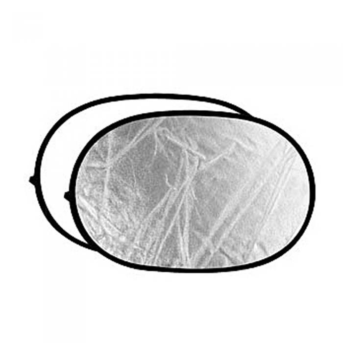 Foldable Reflectors - Godox Silver & White Reflector Disc - 60x90cm - buy today in store and with delivery